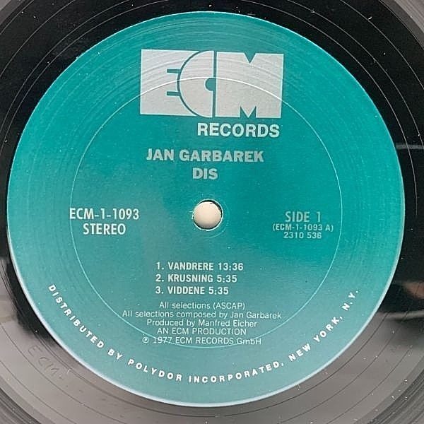 JAN GARBAREK DIS ヤン・ガルバレク　12㌅レコード Jan Garbarek - Dis: Jan Garbarek - Amazon.com Music