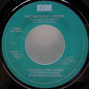 レコード画像：PAT METHENY / Yolanda, You Learn / The First Circle