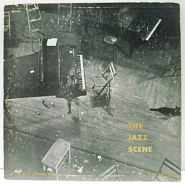 レコードメイン画像：Clef『The Jazz Scene』12'' LP (MG C-674) Charlie Parker, Lester Young, Bud Powell, Duke Ellington, Coleman Hawkins ほか