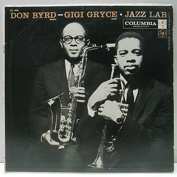 レコードメイン画像：良盤!! 6eye 深溝 MONO オリジナル DON BYRD GIGI GRYCE Jazz Lab ('55 Columbia) TOMMY FLANAGAN 他