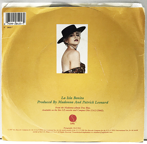 マドンナ Madonna holiday-japan-misprint-cd-