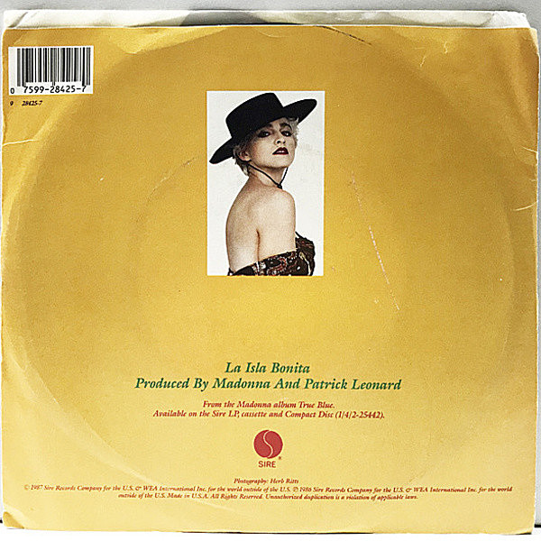 MADONNA / La Isla Bonita (7) / Sire | WAXPEND RECORDS