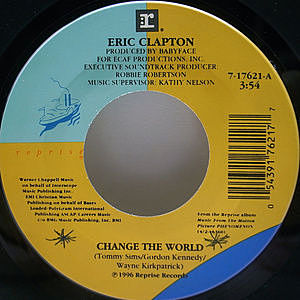 レコード画像：ERIC CLAPTON / Change The World