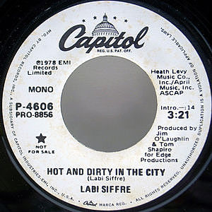 レコード画像：LABI SIFFRE / Hot And Dirty In The City