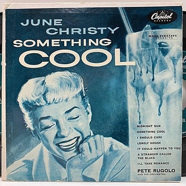 レコードメイン画像：良好盤!! 2枚組 7曲入りEP 原盤 USオリジナル JUNE CHRISTY Something Cool (Capitol EBF-516) 最高傑作 MONO 45RPM. 見開き 7インチ