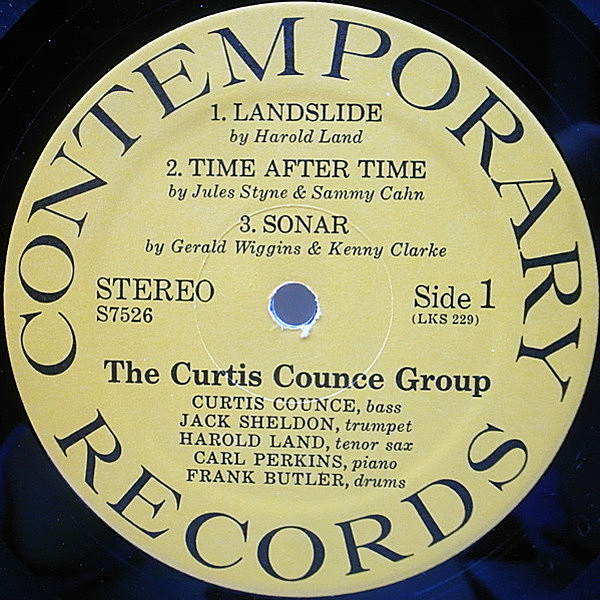 ジャズ CD Curtis Counce Group Vol 1: Landslide VICJ2084 Contemporary Records /00110 Curtis Counce - The Curtis Counce Group, Vol. 1 · Landslide