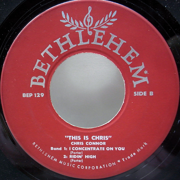 CHRIS CONNOR / This Is Chris (7) / Bethlehem | WAXPEND RECORDS