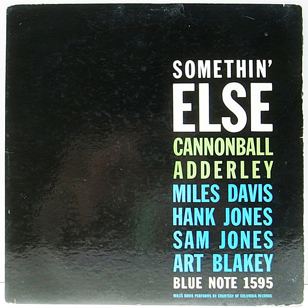 レコードメイン画像：良好!! R・INC無し 完全オリジナル CANNONBALL ADDERLEY Somethin Else (Blue Note 1595) 明朝 47WEST 深溝 MONO RVG刻印 耳あり 1stプレス