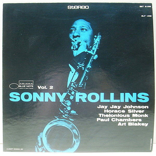 レコードメイン画像：極美品 US Libertyアドレス SONNY ROLLINS Volume 2 [Vol. 2] (Blue Note BST 81558) THELONIOUS MONK, PAUL CHAMBERS, ART BLAKEY