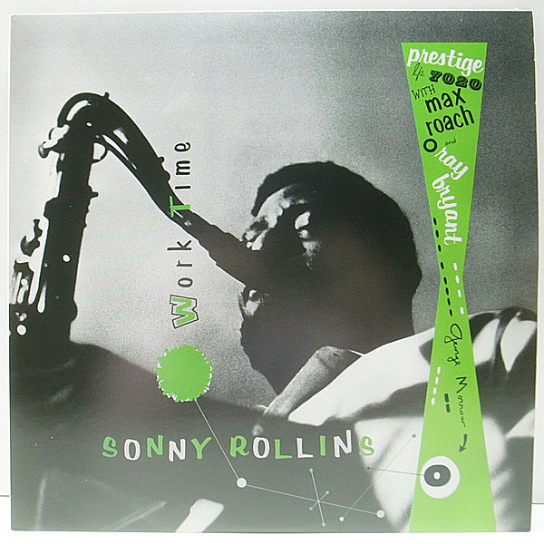 レコードメイン画像：MONO 極美品【初期BC無し・OJC盤】SONNY ROLLINS Worktime (Prestige 7020) モノラル RAY BRYANT, GEORGE MORROW, MAX ROACH