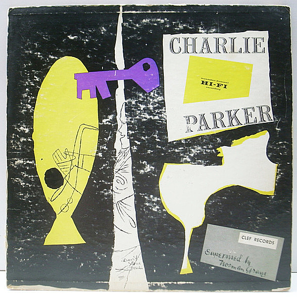 レコードメイン画像：激レア 10'' 原盤 US 完全オリジナル CHARLIE PARKER (Clef MG C-157) 貴重なワンホーン・カルテット Al Haig, Percy Heath, Max Roach