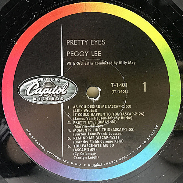 PEGGY LEE / Big Spender (LP) / Capitol | WAXPEND RECORDS