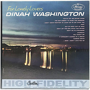 レコード画像：DINAH WASHINGTON / For Lonely Lovers