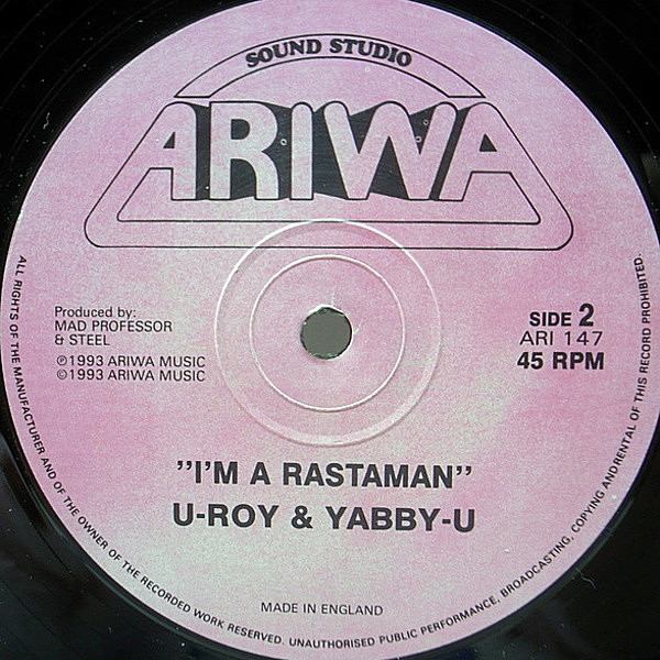 U-ROY / SANDRA CROSS / Smile A While (12) / Ariwa | WAXPEND