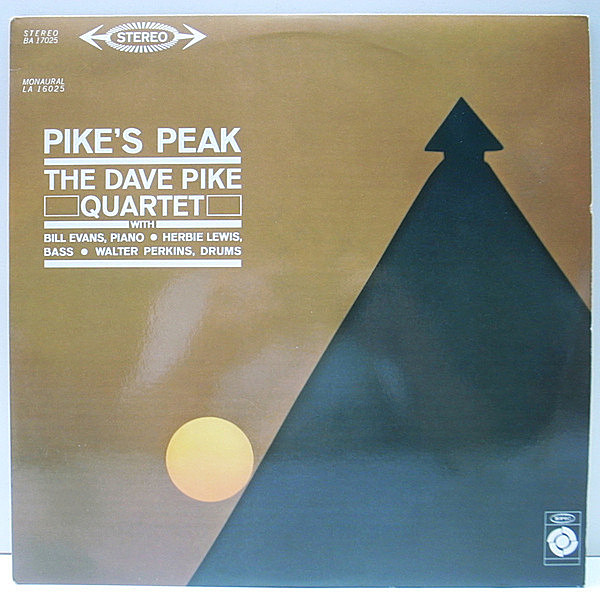 レコードメイン画像：【ビル・エヴァンスが参加したデイブ・パイク屈指の名盤】US 美品 DAVE PIKE Pike's Peak (Epic BA 17025) Bill Evans 米・再発盤