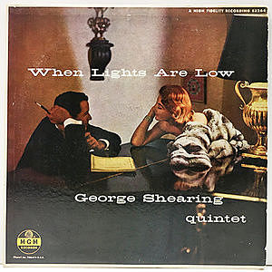 レコード画像：GEORGE SHEARING / TEDDI KING / When Lights Are Low