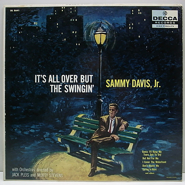 レコードメイン画像：DECCA FLAT Orig. SAMMY DAVIS JR It's All Over, But The Swing