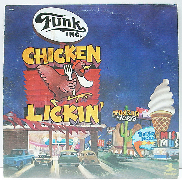 レコードメイン画像：3RD BASSネタ VAN GELDER刻印 初版ライム USオリジナル FUNK INC. Chicken Lickin' ('72 Prestige) The Better Half 他 サンプリング LP