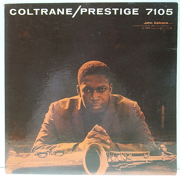 レコードメイン画像：【極少流通・赤色・美ジャケット】N.Y.C. 深溝 RVG刻印 JOHN COLTRANE (Prestige 7105) ジョン・コルトレーン 初リーダー作 LP