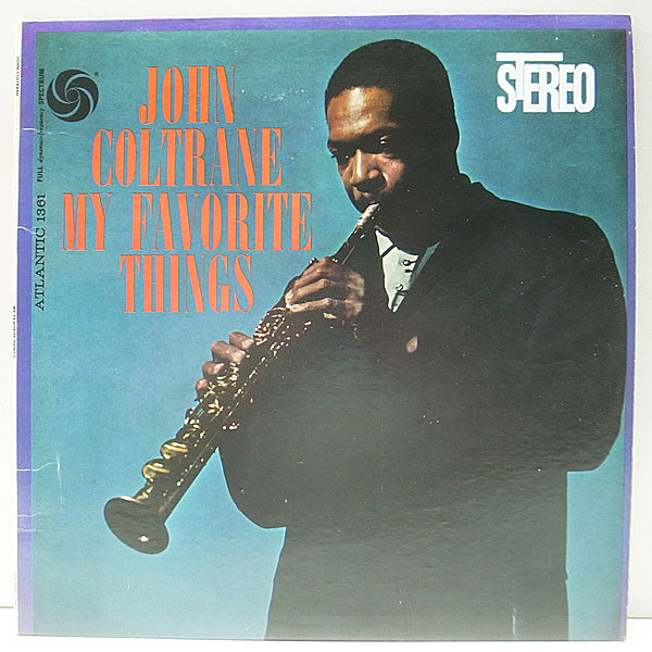 レコードメイン画像：美品!! JOHN COLTRANE My Favorite Things (Atlantic SD 1361) McCOY TYNER, STEVE DAVIS, ELVIN JONES Wマーク無し US '73年プレス