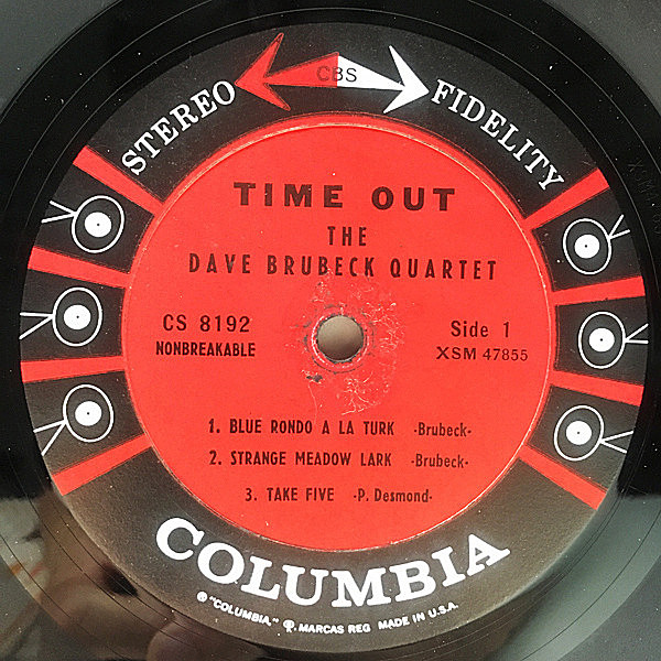 DAVE BRUBECK / Time Out (LP) / Columbia | WAXPEND RECORDS