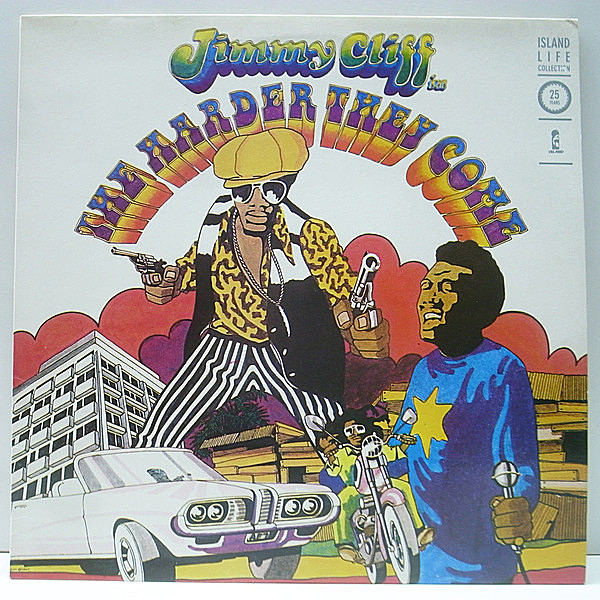 レコードメイン画像：美品!! UKプレス JIMMY CLIFF The Harder They Come ('86 Mango) MAYTALS, MELODIANS 他 ジミー・クリフ ジャマイカ映画 金字塔 O.S.T. LP