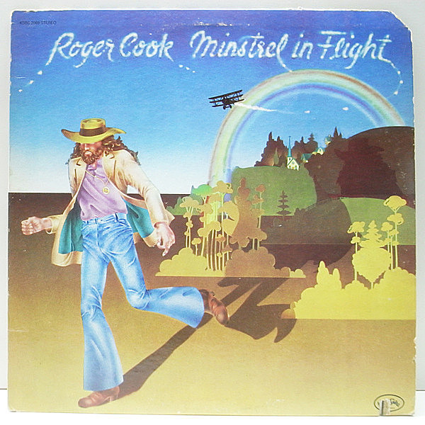 レコードメイン画像：ほぼ美盤!! BellSound刻印 USオリジナル ROGER COOK Minstrel In Flight ('73 Kama Sutra) SSW名作 ロジャー・クックの世界 LP
