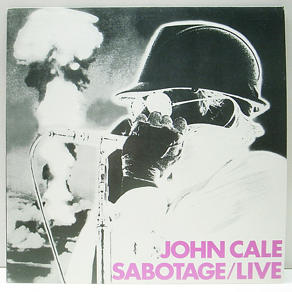 レコードメイン画像：美品 カナダ盤 JOHN CALE Sabotage / Live (I.R.S.) N.Y.『CBGB』でのライヴ録音！ジョン・ケール LP アナログ