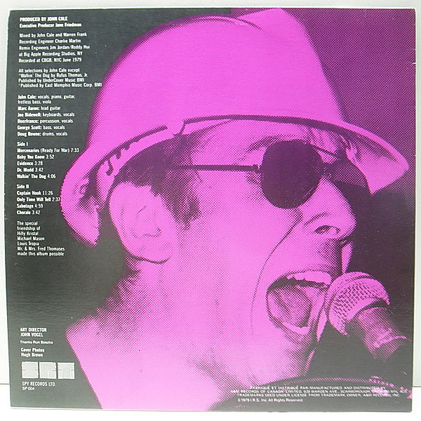 JOHN CALE / Sabotage / Live (LP) / I.R.S. | WAXPEND RECORDS