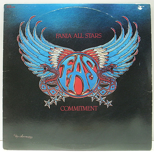 レコードメイン画像：美盤!! USオリジナル FANIA ALL STARS Commitment ('80 Fania) La Palabra Adios ほか RUBEN BLADES, CELIA CRUZ, LOUIE RAMIREZ 参加 LP