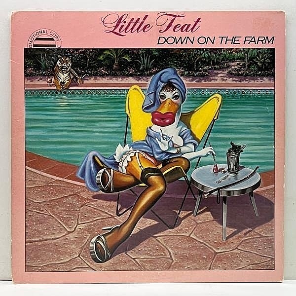 レコードメイン画像：プロモ 良好!! USオリジナル LITTLE FEAT Down On The Farm ('79 Warner) LOWELL GEORGE在籍時のラスト作 TOKYO NO.1 SOUL SET ネタ