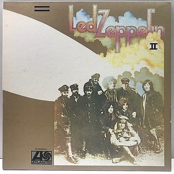 レコードメイン画像：美品!! 国内 JAPAN ゲートフォールドJK レッド・ツェッペリン LED ZEPPELIN II (Atlantic P-10101A) 特大ポスター & 歌詞シート付 名盤 LP