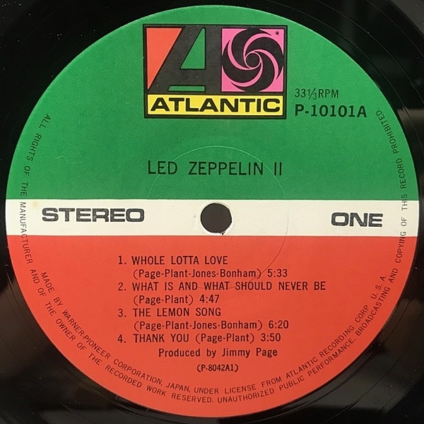 LED ZEPPELIN / II (LP) / Atlantic | WAXPEND RECORDS