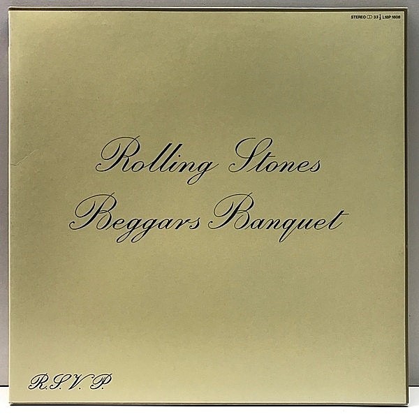 レコードメイン画像：良好品！国内 ゲートフォールドJK ローリング・ストーンズ／ベガーズ・バンケット ROLLING STONES Beggars Banquet (London) 解説シート付