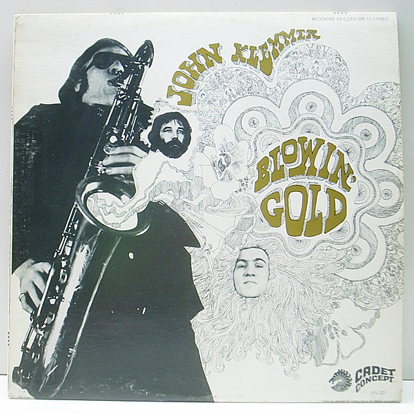 レコードメイン画像：美盤!! プロモ 初版 グレーLbl. USオリジナル JOHN KLEMMER Blowin' Gold ('69 Cadet) ED O.G.ネタ／Free Soul, BEATLESカヴァー SAMPLING