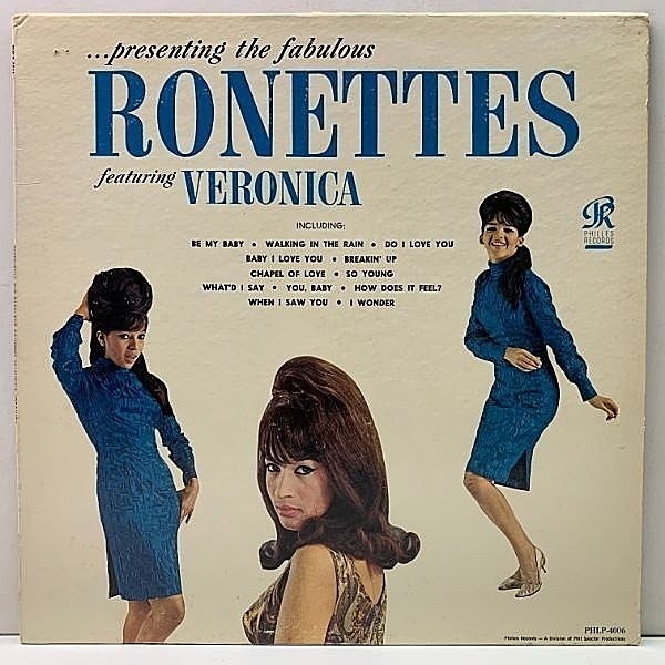 レコードメイン画像：レア!良好! 太溝 MONO オリジナル THE RONETTES Presenting The Fabulous Ronettes Featuring Veronica ('64 Philles) ザ・ロネッツ*