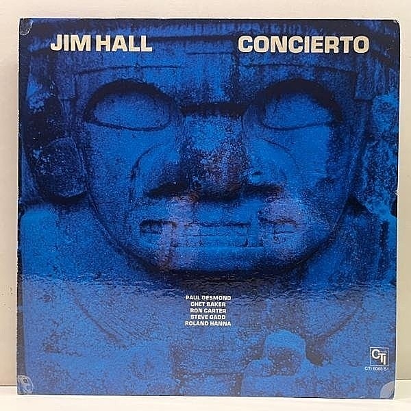 レコードメイン画像：Cut無し!美品! 両面 VANGELDER刻印 GFコート USオリジ JIM HALL Concierto (CTI) アランフェス協奏曲 名盤 w/ CHET BAKER, PAUL DESMOND