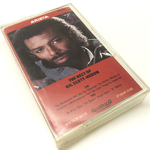 レコードメイン画像：CASSETTE TAPE／テープ GIL SCOTT HERON The Best Of ('84 Arista) ギル・スコット・ヘロン／ベストオブ The Bottle ほか 全9曲収録