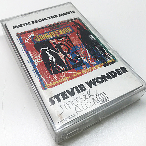 レコードメイン画像：CASSETTE TAPE／テープ STEVIE WONDER Music From The Movie "Jungle Fever" ('91 Motown) スティーヴィー・ワンダー／サウンド・トラック
