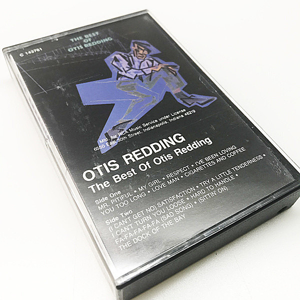 レコードメイン画像：CASSETTE TAPE／テープ OTIS REDDING The Best Of ('84 Atlantic) オーティス・レディング／ベスト (Sittin' On) The Dock Of The Bay 収録