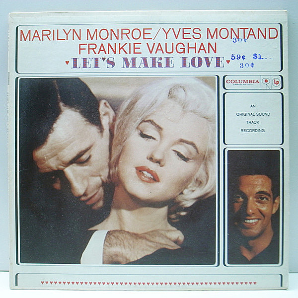 レコードメイン画像：美盤!! MONO 6eye 深溝 USオリジナル MARILYN MONROE Let's Make Love 恋をしましょう ('60 Columbia) YVES MONTANDとのデュエットも◎