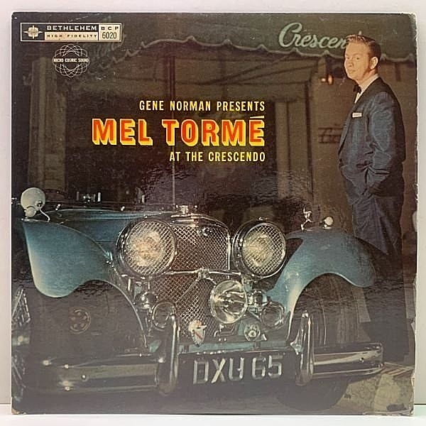 レコードメイン画像：良好品!音質も抜群! フラット盤 USオリジナル MONO 深溝 MEL TORME At The Crescendo ('57 Bethlehem) MARTY PAICHコンボとの傑作ライヴ