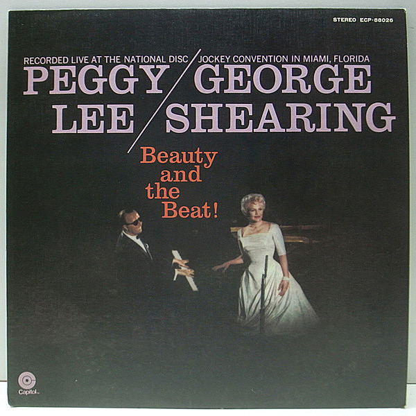 レコードメイン画像：【絶頂期のライヴ】美品 PEGGY LEE / GEORGE SHEARING Beauty And The Beat! ペギー・リーとシアリング／ビューティ・アンド・ザ・ビート