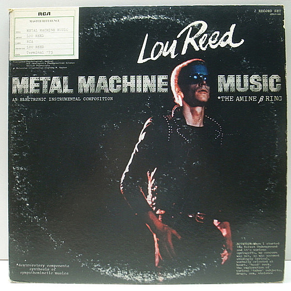 レコードメイン画像：【大作ノイズ・ミュージック！】美盤 2LP USオリジナル LOU REED Metal Machine Music ('75 RCA Victor) ゲートフォールドJK ルー・リード