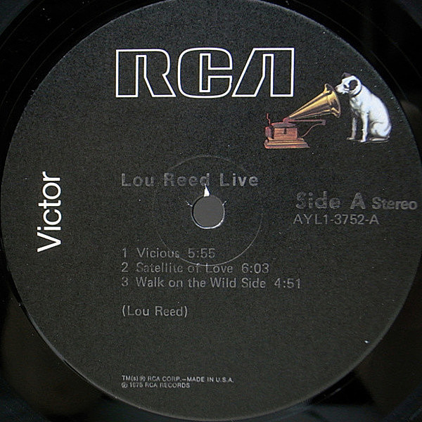 LOU REED / Live (LP) / RCA | WAXPEND RECORDS