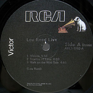 LOU REED / Live (LP) / RCA | WAXPEND RECORDS