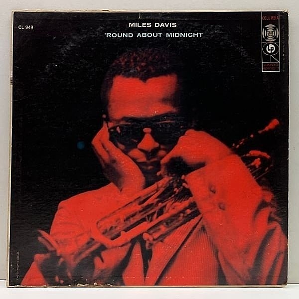 レコードメイン画像：USオリジナル MONO 6eyeラベ MILES DAVIS Round About Midnight (Columbia CL 949) w/ JOHN COLTRANE 米モノラル || PLAYは十分概ね良好