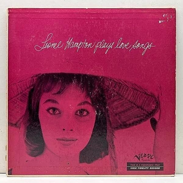 レコードメイン画像：良好盤!音抜群! MONO Verveリム 深溝 US初期プレス LIONEL HAMPTON Plays Love Songs (Verve MG V-2018) Oscar Peterson Trioとの最高共演