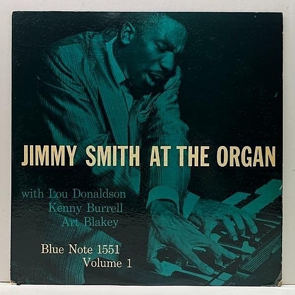 レコードメイン画像：Rare!!【両面 NY23】オリジナル JIMMY SMITH At The Organ, Volume 1 (Blue Note BLP 1551) w/ KENNY BURRELL, LOU DONALDSON, ART BLAKEY