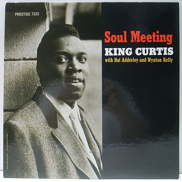 レコードメイン画像：良好!! MONO 1st NJ, YELLOW 深溝 RVG刻印 USオリジナル KING CURTIS Soul Meeting (Prestige 7222) Nat Adderley, Wynton Kelly ほか